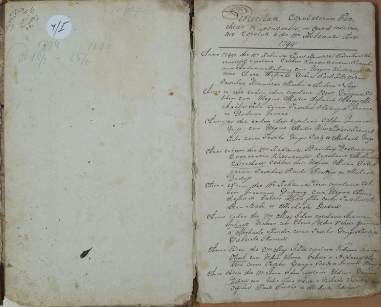 Knjiga vencanih Kucura 1794 - 1844 (2)